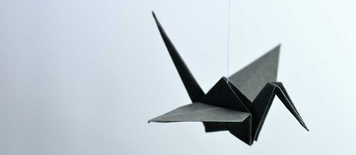 Origami swan