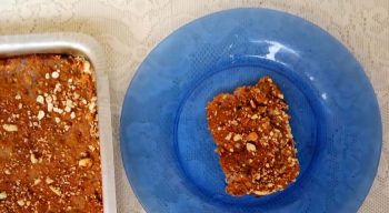 Torta de Banana e Amendoim