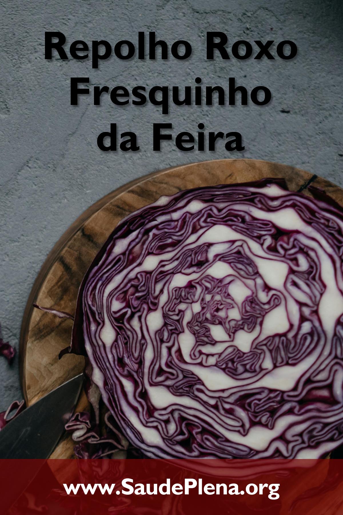 Repolho Roxo Fresquinho da Feira