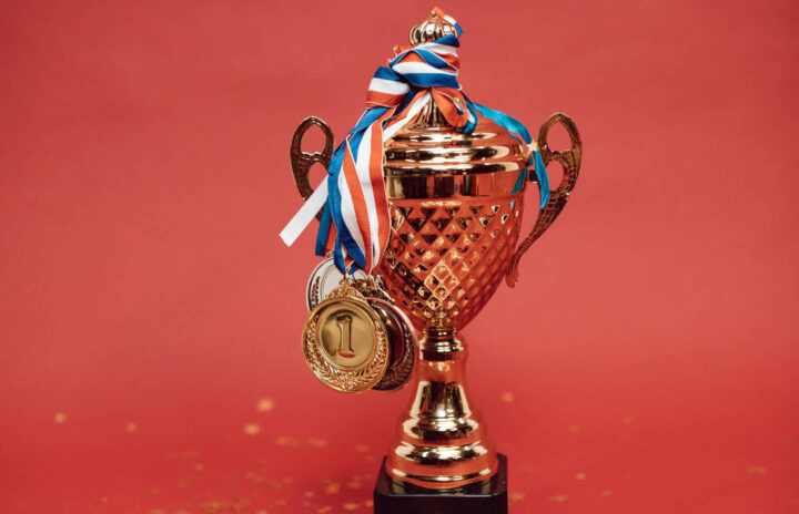 Taça de Ouro e medalhas